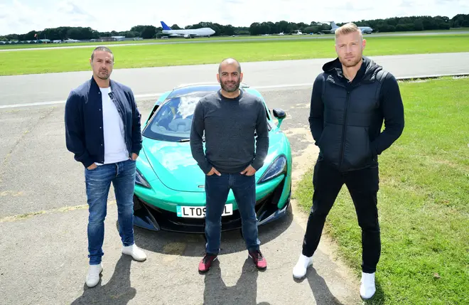 Paddy McGuinness, Chris Harris and Freddie Flintoff